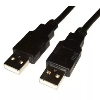 Kabel USB (2.0), USB A męski - USB A męski, 1,8 m, czarny, High Speed Kabel USB (2.0), USB A męski - USB A męski, 1,8 m, czarny, High Speed