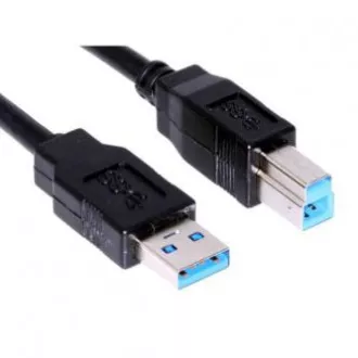 Kabel USB (3.0), USB A męski - USB3.0 B męski, 1,8 m, czarny Kabel USB (3.0), USB A męski - USB3.0 B męski, 1,8 m, czarny