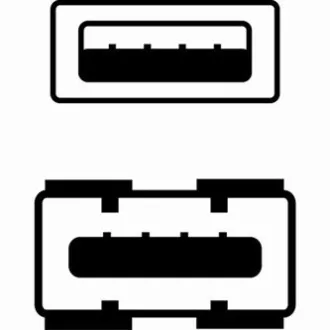 Przedłużacz USB (2.0), USB A męski - USB A żeński, 1,8 m, czarny