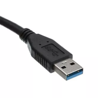 Kabel przedłużający USB Logo (3.0), USB A męski - USB A żeński, 1,8 m, czarny, blister