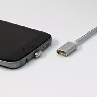 Kabel USB ze złączami (2.0), USB A męskie - microUSB męskie Apple Lightning męskie USB C męskie, 1 m, okrągły, w oplocie, srebrny, Kabel USB ze złączami (2.0), USB A męskie - microUSB męskie Apple Lightning męskie USB C męskie, 1 m, okrągły, w oplocie, srebrny,