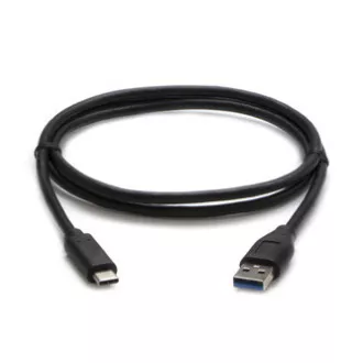 Kabel USB (3.2 gen. 2), USB A męski - USB C męski, 1 m, 10 Gb/s, 5 V/3 A, czarny Kabel USB (3.2 gen. 2), USB A męski - USB C męski, 1 m, 10 Gb/s, 5 V/3 A, czarny
