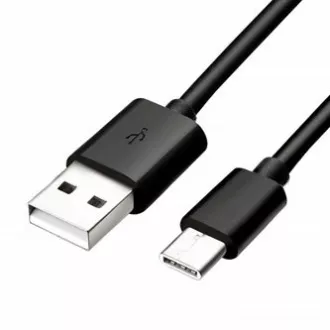 Kabel USB (2.0), USB A męski - USB C męski, 1 m, czarny