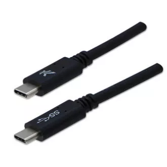 Kabel USB (3.2 gen 1), USB C męski - USB C męski, 1 m, 5 Gb/s, 5 V/3 A, czarny Kabel USB (3.2 gen 1), USB C męski - USB C męski, 1 m, 5 Gb/s, 5 V/3 A, czarny