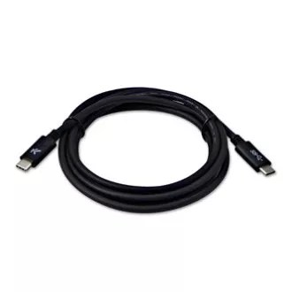 Kabel USB (3.2 gen 1), USB C męski - USB C męski, 1 m, 5 Gb/s, 5 V/3 A, czarny Kabel USB (3.2 gen 1), USB C męski - USB C męski, 1 m, 5 Gb/s, 5 V/3 A, czarny