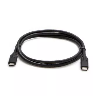 Kabel USB (3.2 gen. 2), USB C męski - USB C męski, 1 m, 10 Gb/s, 5 V/3 A, czarny, WYPRZEDAŻ