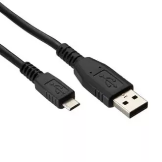 Kabel USB (2.0), USB A męski - microUSB męski, 1,8 m, czarny