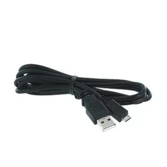Kabel USB (2.0), USB A męski - microUSB męski, 1,8 m, czarny