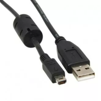 Kabel USB (2.0), USB A męski - 14-stykowy męski, 26718, 1,8 m, czarny, FUJI, WYPRZEDAŻ