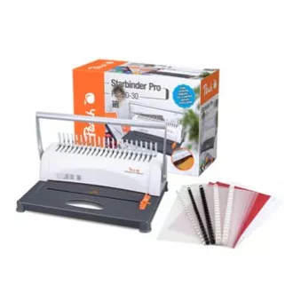 Bindownica brzoskwiniowa PB200-30, do bindowania plastikowego, A4 Bindownica brzoskwiniowa PB200-30, do bindowania plastikowego, A4