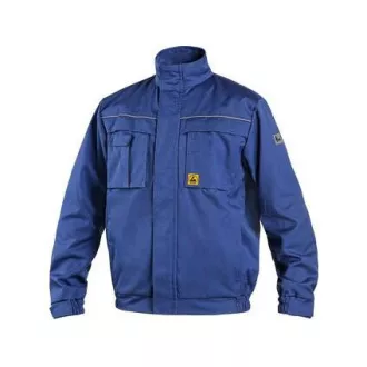 CXS ELEKTROTECHNIK II ESD bluza antystatyczna niebieska rozmiar
