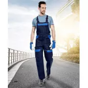 ARDON®COOL TREND ciemnoniebieskie-jasnoniebieskie przedłużone spodnie z lakierem | H8428/
