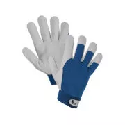 Rękawice TECHNIK A, kombinowane, niebiesko-białe, rozmiar
