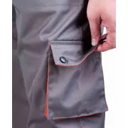 Spodnie do pasa DESMAN szaro/pomarańczowe
