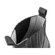 Trzewiki za kostkę DRAGO S1 sprężyna z noskiem stalowym, PU / guma, czarne, rozmiar 39