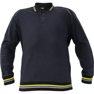 Bluza polo KNOXFIELD antracyt/czerwona XS Bluza polo KNOXFIELD antracyt/czerwona XS