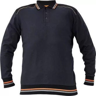 Bluza polo KNOXFIELD antracyt/czerwona XS Bluza polo KNOXFIELD antracyt/czerwona XS