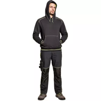 KNOXFIELD bluza z kapturem kangurka antr /