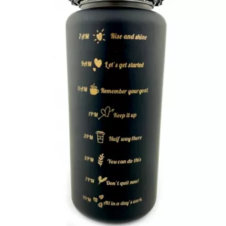 Motywacyjna butelka sportowa 3w1, 2000 ml   900 ml   300 ml