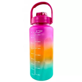 Motywacyjna butelka sportowa 3w1, 2000 ml   900 ml   300 ml