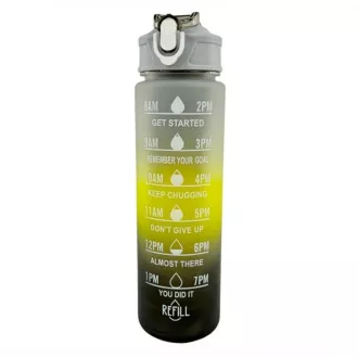 Motywacyjna butelka sportowa 3w1, 2000 ml   900 ml   300 ml