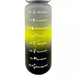 Motywacyjna butelka sportowa 3w1, 2000 ml   900 ml   300 ml