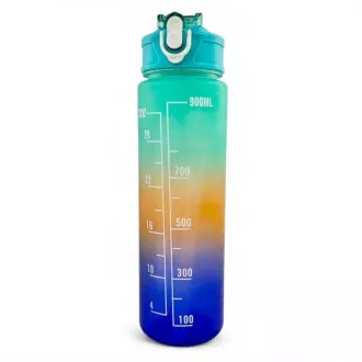 Motywacyjna butelka sportowa 3w1, 2000 ml   900 ml   300 ml