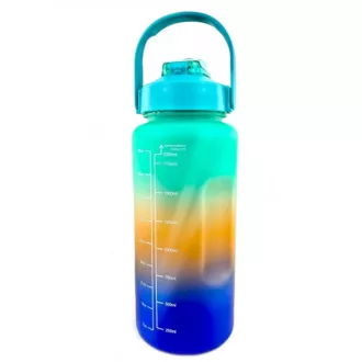 Motywacyjna butelka sportowa 3w1, 2000 ml   900 ml   300 ml