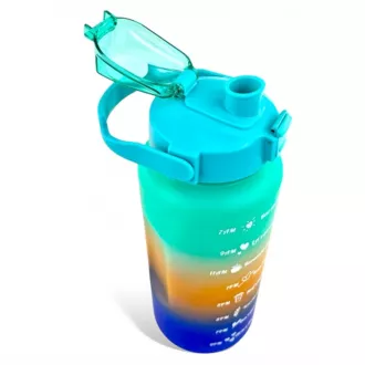 Motywacyjna butelka sportowa 3w1, 2000 ml   900 ml   300 ml