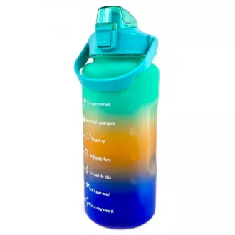 Motywacyjna butelka sportowa 3w1, 2000 ml   900 ml   300 ml