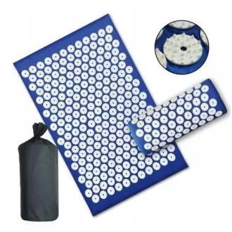 Mata do ćwiczeń akupresury PREMIUM z poduszką 67x42x2 cm