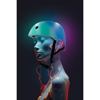 Kask dziecięcy SKITT Freestyle NEXUS Edition, tęczowy