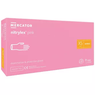 NITRYLEX PINK - Rękawice nitrylowe (bezpudrowe) różowe, 100 szt.