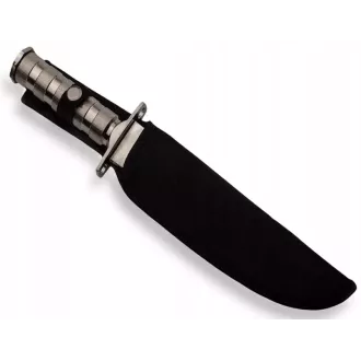 Nóż taktyczny MILITARY FINKA SURVIVAL 35 cm czarny/srebrny