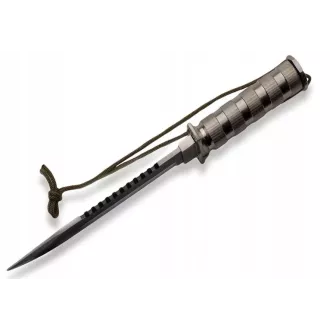 Nóż taktyczny MILITARY FINKA SURVIVAL 35 cm czarny/srebrny
