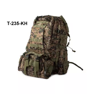 Plecak w kamuflażu Lynx, kamuflaż wojskowy - 48,5 l