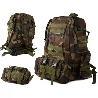 Plecak w kamuflażu Lynx, kamuflaż wojskowy - 48,5 l