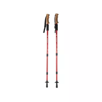 Kije trekkingowe Nordic Walking z ergonomiczną korkową rączką, 135 cm, 2 szt.