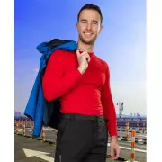 ARDON®CUBA koszulka z długim rękawem czerwona | H13012/
