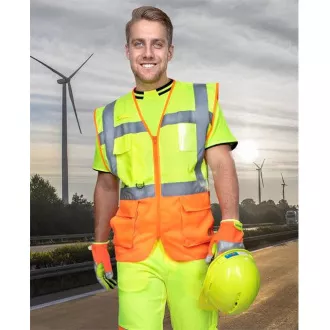 Kamizelka ochronna ARDON®SIGNAL żółto-pomarańczowa | H5928/5XL