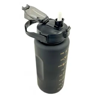 Motywacyjna butelka sportowa 3w1, 2000 ml 900 ml 300 ml Motywacyjna butelka sportowa 3w1, 2000 ml 900 ml 300 ml
