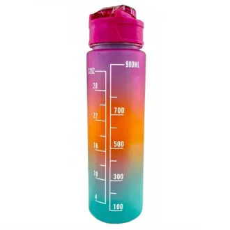 Motywacyjna butelka sportowa 3w1, 2000 ml 900 ml 300 ml Motywacyjna butelka sportowa 3w1, 2000 ml 900 ml 300 ml