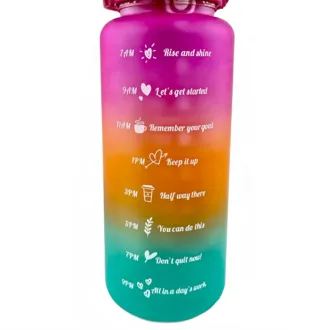 Motywacyjna butelka sportowa 3w1, 2000 ml 900 ml 300 ml Motywacyjna butelka sportowa 3w1, 2000 ml 900 ml 300 ml
