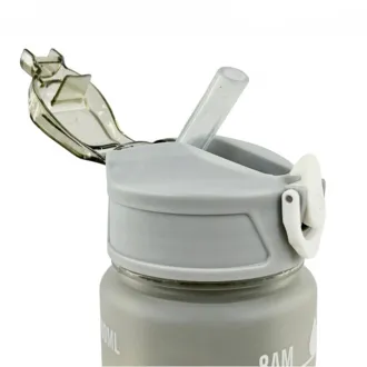 Motywacyjna butelka sportowa 3w1, 2000 ml 900 ml 300 ml Motywacyjna butelka sportowa 3w1, 2000 ml 900 ml 300 ml
