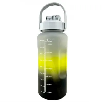Motywacyjna butelka sportowa 3w1, 2000 ml 900 ml 300 ml Motywacyjna butelka sportowa 3w1, 2000 ml 900 ml 300 ml