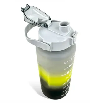 Motywacyjna butelka sportowa 3w1, 2000 ml 900 ml 300 ml Motywacyjna butelka sportowa 3w1, 2000 ml 900 ml 300 ml