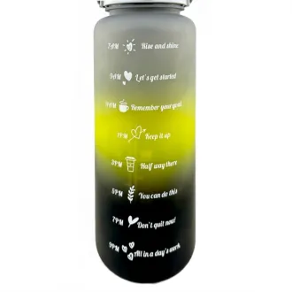 Motywacyjna butelka sportowa 3w1, 2000 ml 900 ml 300 ml Motywacyjna butelka sportowa 3w1, 2000 ml 900 ml 300 ml