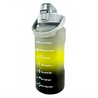Motywacyjna butelka sportowa 3w1, 2000 ml 900 ml 300 ml Motywacyjna butelka sportowa 3w1, 2000 ml 900 ml 300 ml