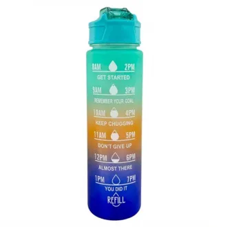 Motywacyjna butelka sportowa 3w1, 2000 ml 900 ml 300 ml Motywacyjna butelka sportowa 3w1, 2000 ml 900 ml 300 ml