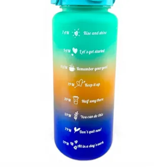 Motywacyjna butelka sportowa 3w1, 2000 ml 900 ml 300 ml Motywacyjna butelka sportowa 3w1, 2000 ml 900 ml 300 ml
